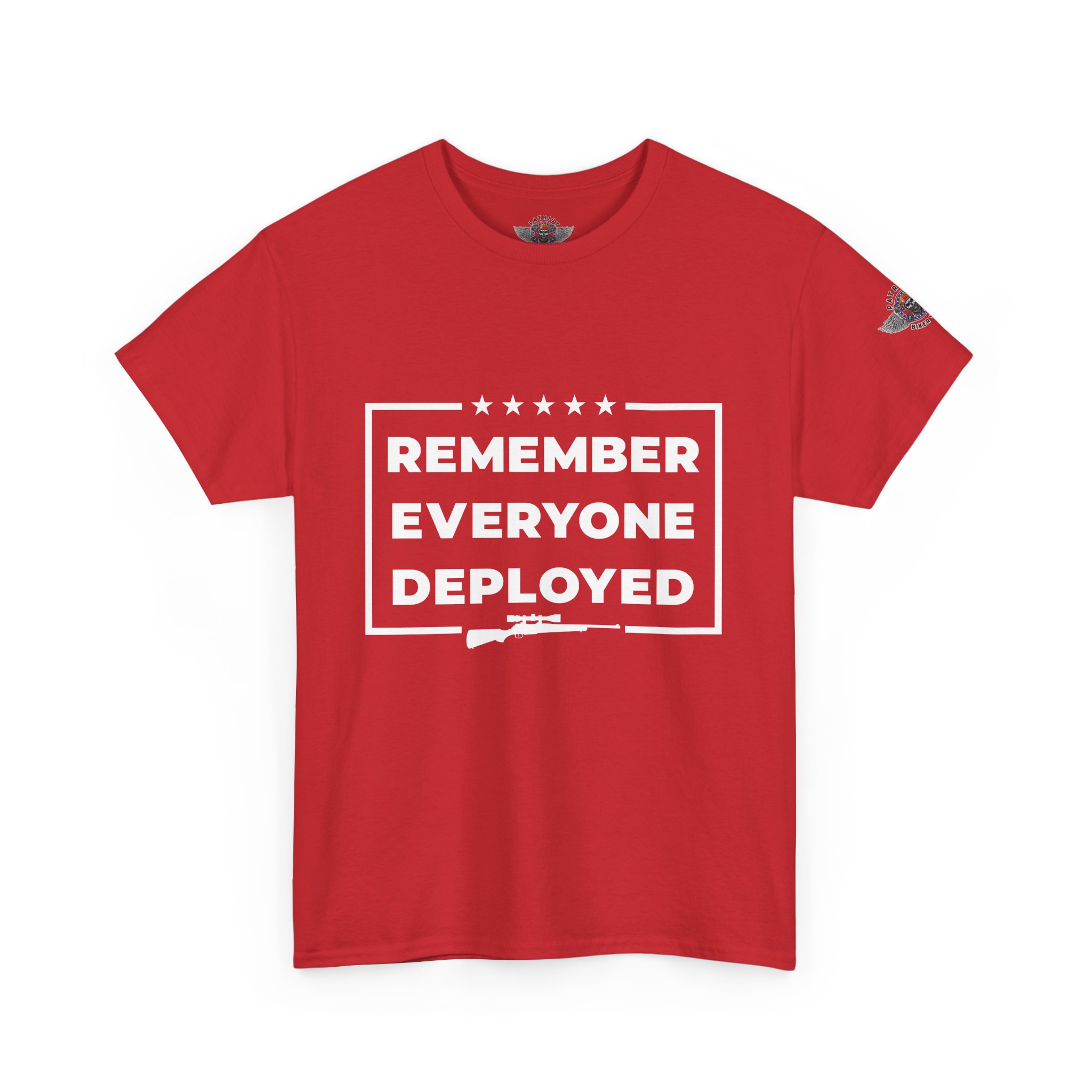 Remember Everyone Deployed - Unisex Heavy Cotton Tee - Motorcycle Statement T-Shirt for Bikers, Patriots, Gifts for Friends & Family, Casual Wear. - Image 2