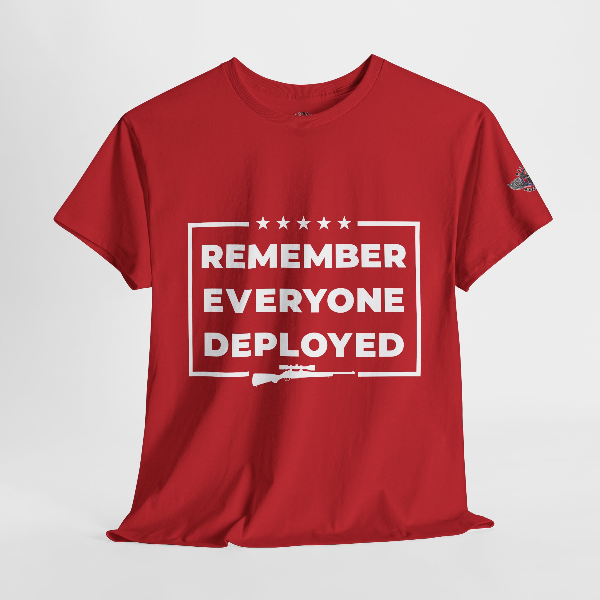 Remember Everyone Deployed - Unisex Heavy Cotton Tee - Motorcycle Statement T-Shirt for Bikers, Patriots, Gifts for Friends & Family, Casual Wear. - Image 4
